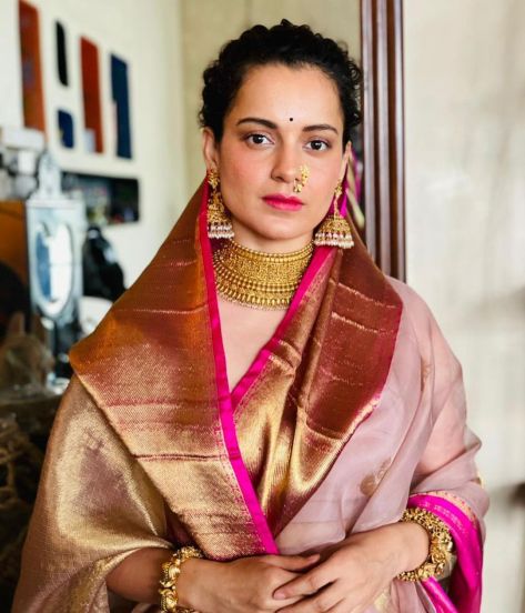 Kangana Ranaut Saree Blouse Collection Fashion