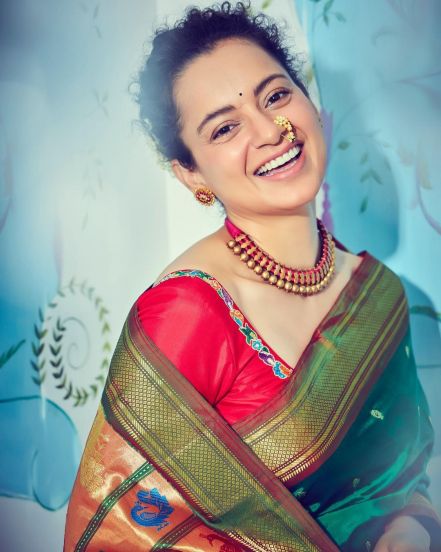 Kangana Ranaut Saree Blouse Collection Fashion