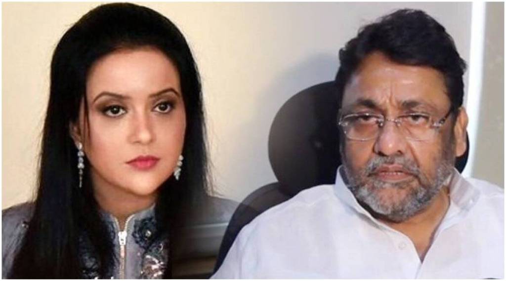 Amrita Fadnavis criticizes Nawab Malik through poetry