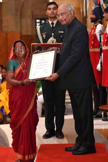 Seed Mother Rahibai Soma Popere honoured with Padma Shri award