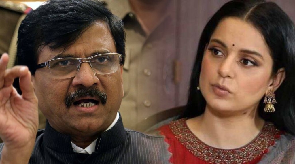 Shivsena, Sanjay Raut, Bollywood Actress Kangana Ranaut, Kangana Ranaut Statement, कंगनाचं विधान, कंगनाचं आक्षेपार्ह विधान, कंगनाचं खळबळजनक विधान,