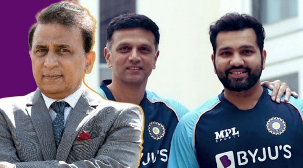 sunil gavaskar on bonding of rohit sharma and rahul dravid