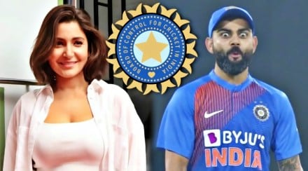 bcci posted tweet of anushka sharma took five wickets netizens trolls virat kohli