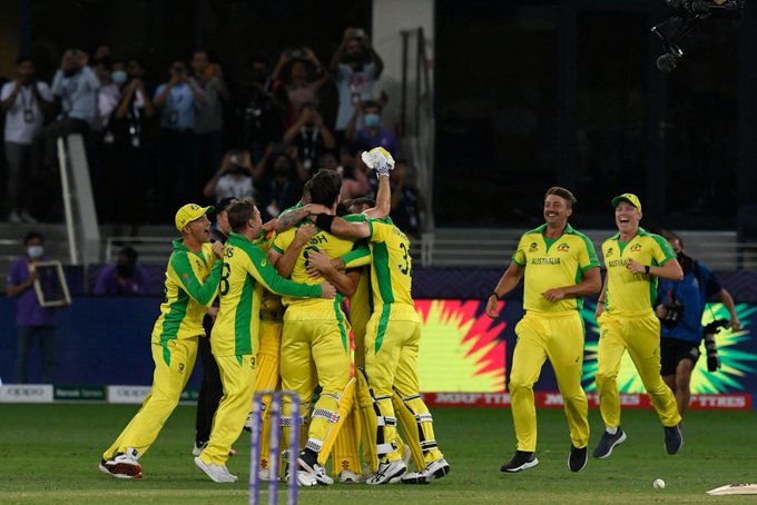टी-२० वर्ल्डकप स्पर्धेच्या अंतिम सामन्यात ऑस्ट्रेलियाने न्यूझीलंडला ८ गड्यांनी धूळ चारत विश्वविजेतेपद मिळवले.