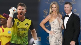 t20 world cup final aus vs nz david warner wife candy message gave epic reply haters