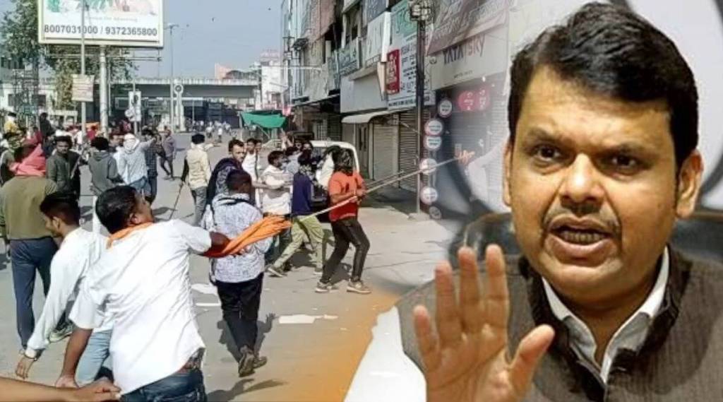 Devendra Fadnavis on Amravati tour after violence demands inquiry