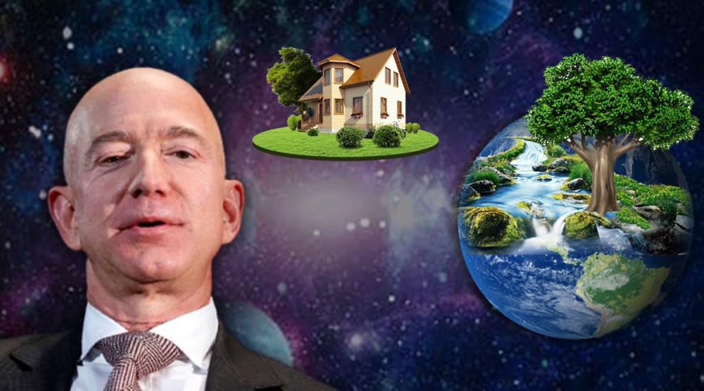 jeff bezos prediction about floating colonies in space