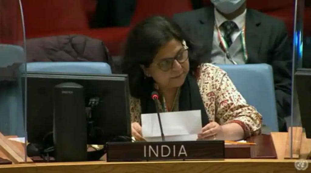 India slams Pakistan at unsc vacate illegally occupied areas of jk