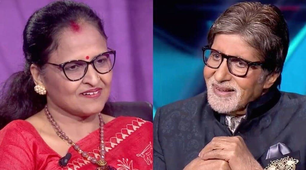 kaun banega crorepati 13, amitabh bachchan, geeta singh gour,