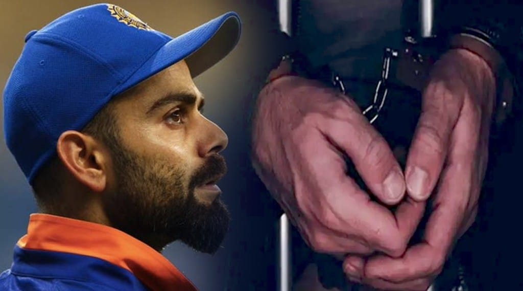 man arrested for rape threat to virat kohli daughter