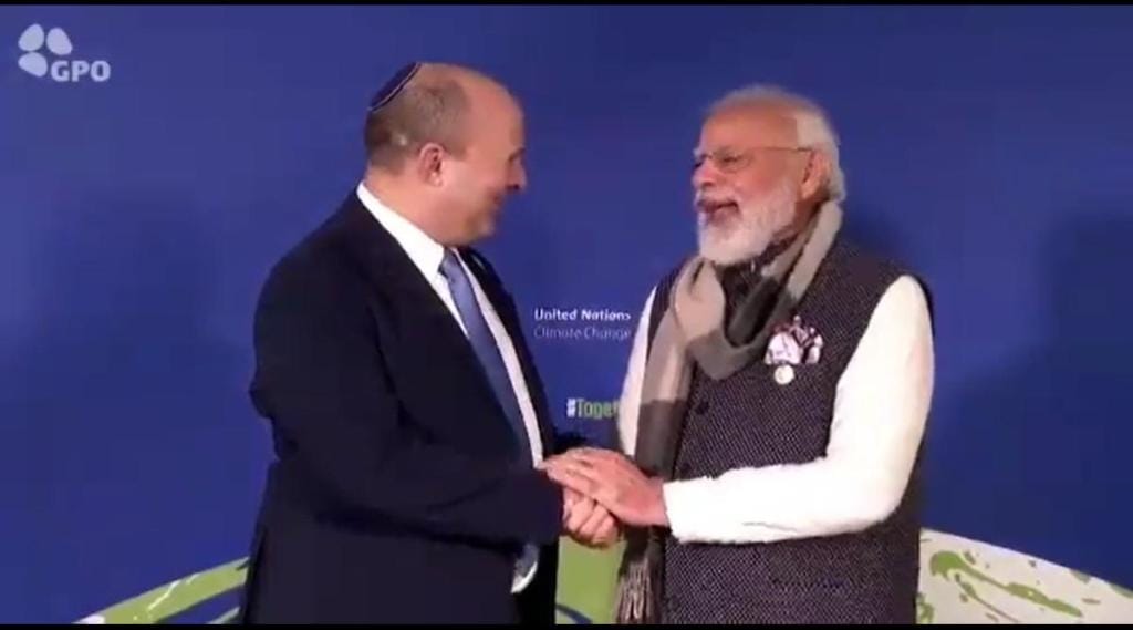 Israel pm naftali Bennett pm narendra modi to join party cop26 world climate conference