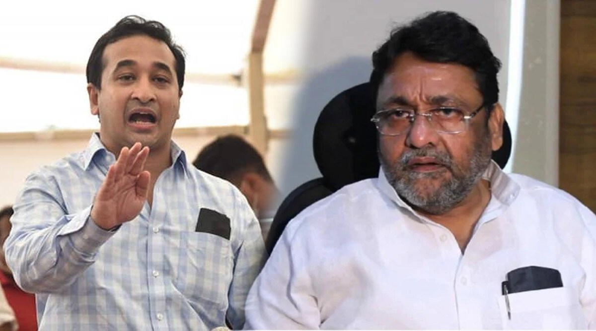 nitesh rane nawab malik