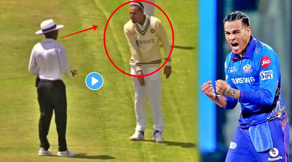 Rahul Chahar loses temper throws sunglasses after umpire denies LBW appeal