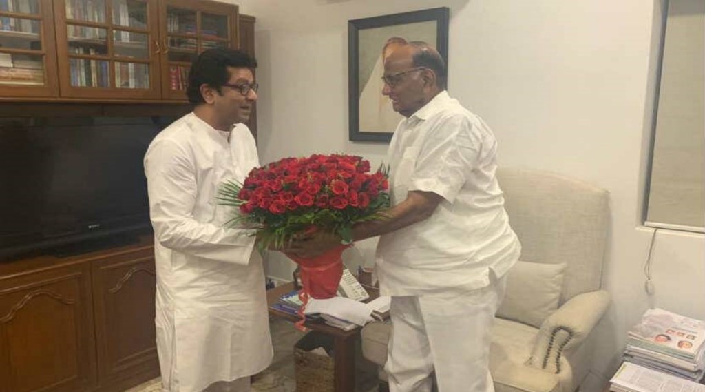 Raj Thackeray meets Sharad Pawar