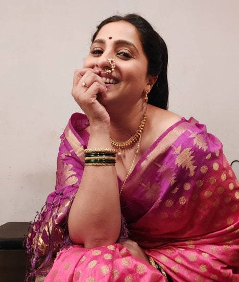 Aai Kuthe Kay Karte Anagha Abhishek Sangeet Photos