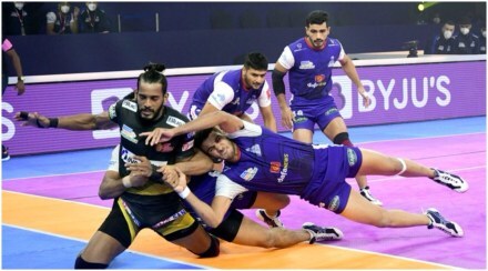 Pro Kabaddi League 2021 : हरियाणा स्टीलर्सने केला तेलुगू टायटन्सचा पराभव