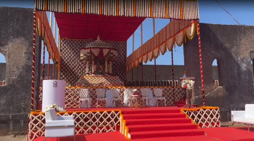 President Ram Nath Kovind Raigad Fort Maharashtra
