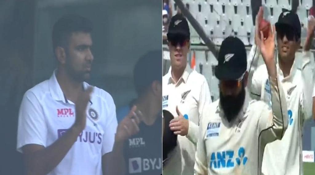 Ashwin applauds for New Zealand Ejaz Patel