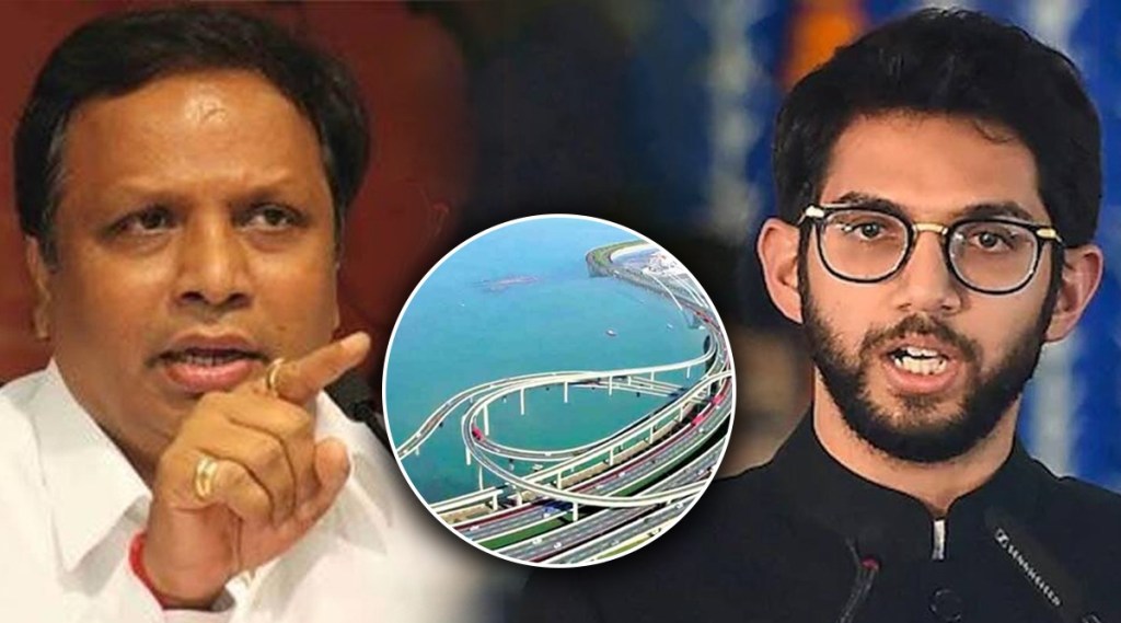 ashish shelar on mumbai coastal road aditya thackeray