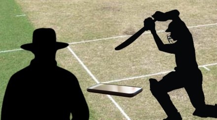 batsman given hit wicket after mobile phone falls on stumps