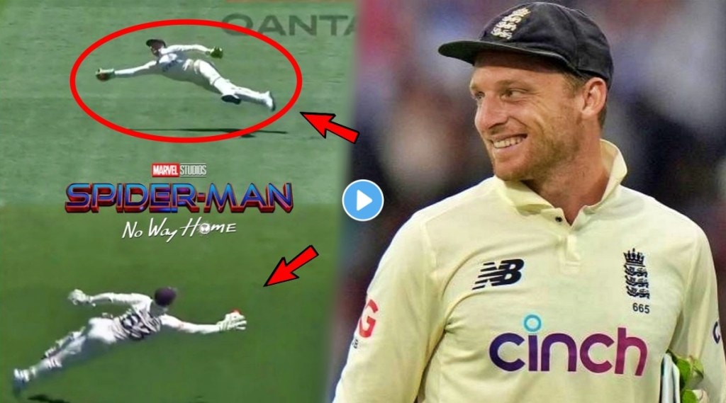 Ashes 2021 jos buttler takes a one handed superman catch watch video