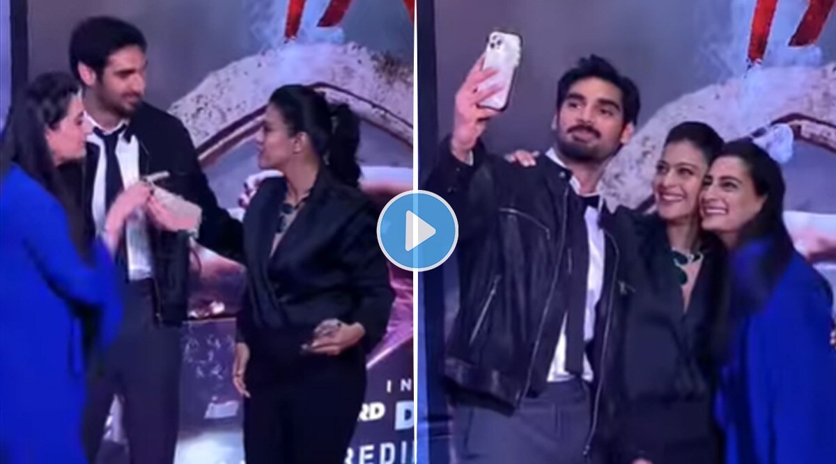 VIDEO : ‘तडप’चं स्क्रीनिंग अन् ‘हिरो’वरच भडकली काजोल; अहान शेट्टीला म्हणाली, “मूर्ख…”