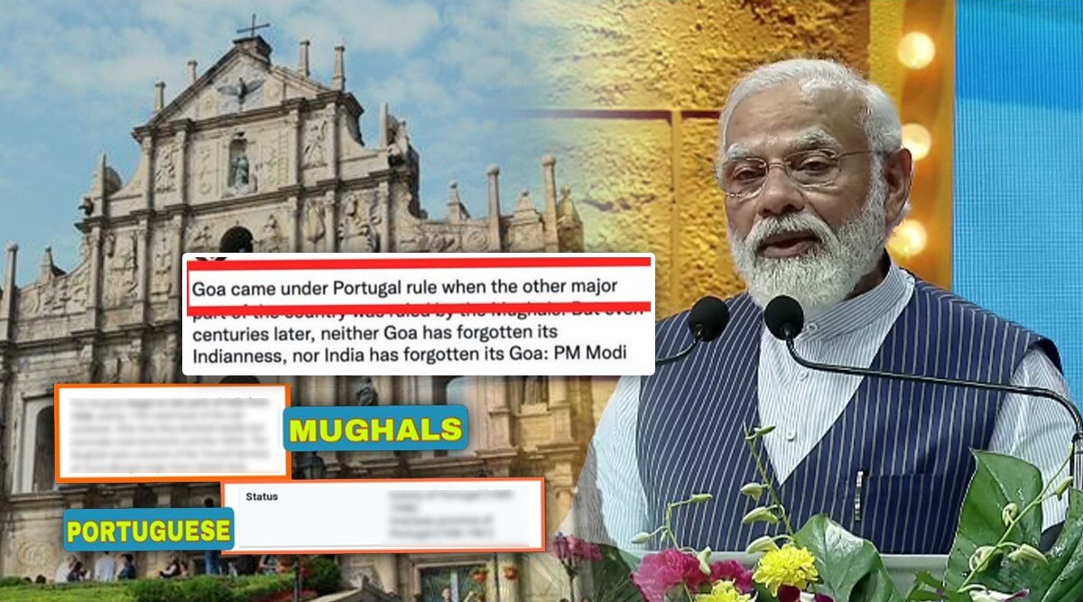 pm modi in goa under portugal british in india