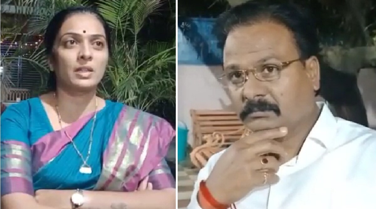 rohini khadse targets chandrakant patil shivsena