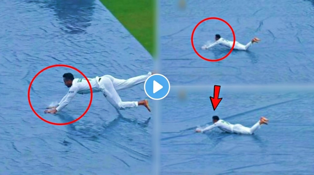 shakib al hasan enjoy water slide on the cover after day called off against pakistan watch video