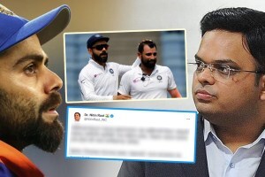 virat kohli captaincy reason support mohammad shami jay shah