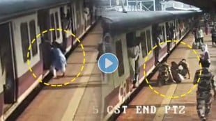 women escaped local accident cctv footage dombivali station