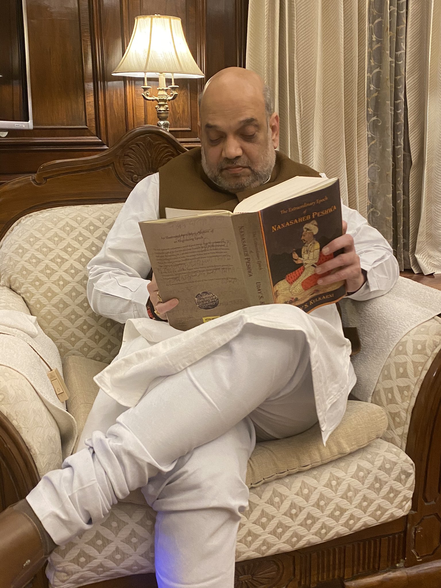 amit shah wrote book on chhatrapati shivaji maharaj and loves maratha history 