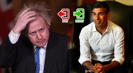 British PM Boris Johnson And Rishi Sunak