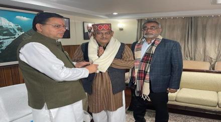 Col Rawat brother of CDS Bipin meets CM Dhami