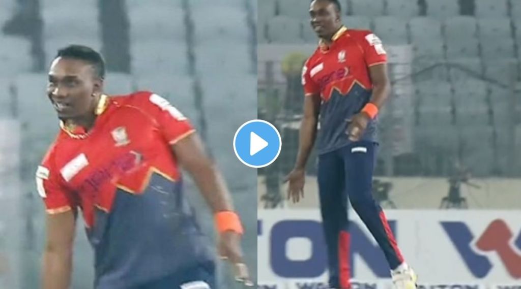 Dwayne Bravo danceing in Pushpa style