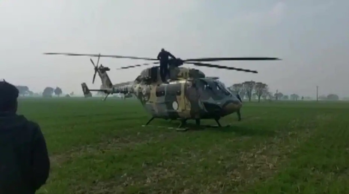 Indian Army ALH Dhruv helicopter