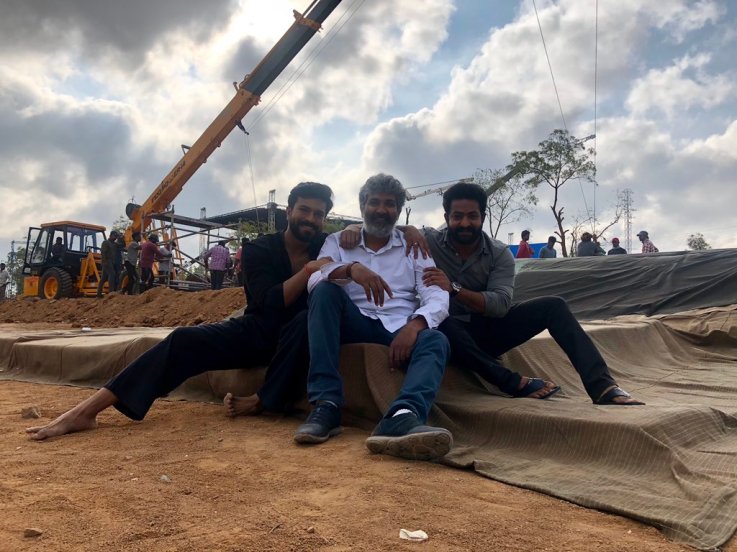 Photos Rajamouli Film RRR Star Cast Fees Of Ram Charan Jr Ntr Alia Bhatt Ajay Devgan