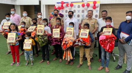 Republic Day Commissioner Krishna Prakash presents Constitution to orphans