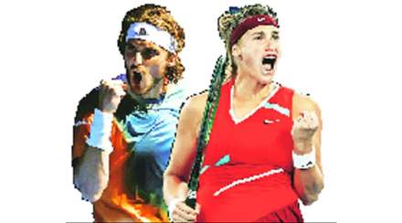 ऑस्ट्रेलियन खुली टेनिस स्पर्धा : त्सित्सिपास, सबालेंका विजयी; संघर्षानंतर उपउपांत्यपूर्व फेरीत प्रवेश; मेदवेदेव, श्वीऑनटेकची आगेकूच