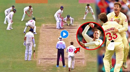 ashes aus vs eng steve smith gets a wicket after 6 years watch his reaction