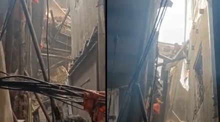 मुंबई: वांद्र्यात पाच मजली इमारत कोसळली; पाच जण अडकल्याची भीती; बचावकार्य वेगात सुरू