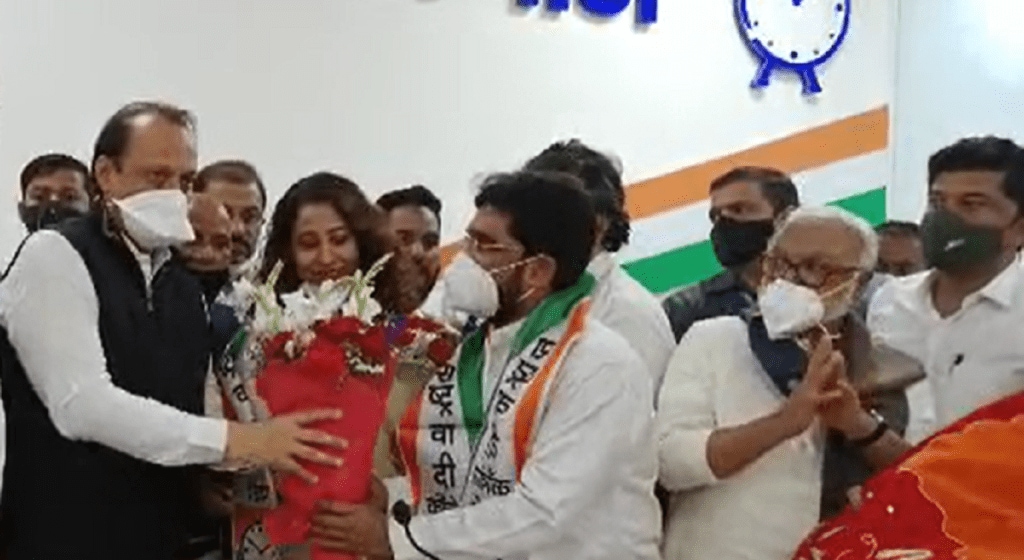 congress corporators joined ncp in malegaon