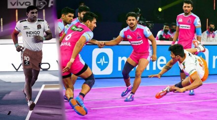 PKL 2021–22 Jaipur Pink Panthers vs Puneri Paltan Latest Score