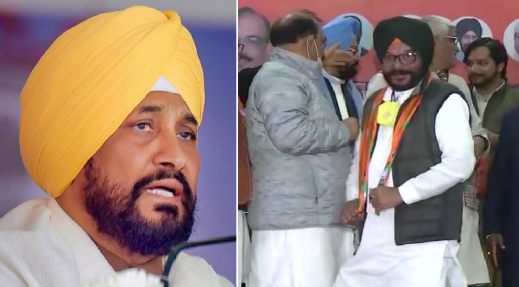 punjab cm charanjit singh channi brother joins bjp