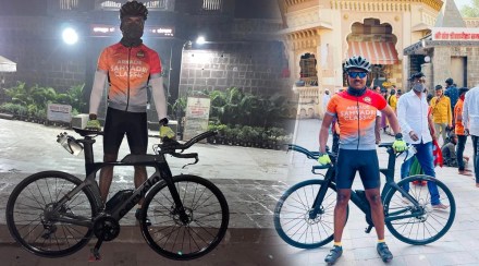 pune Police officer Dehu to Pandharpur cycle ride to prove the importance of fitness