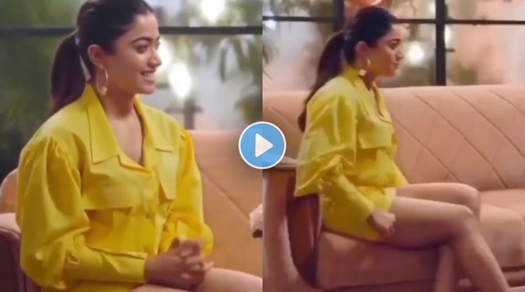 rashmika mandanna, rashmika mandanna video, rashmika mandanna oops moment, rashmika mandanna instagram, pushpa, रश्मिका मंदाना, रश्मिका मंदाना व्हिडीओ, रश्मिका मंदाना इन्स्टाग्राम, पुष्पा