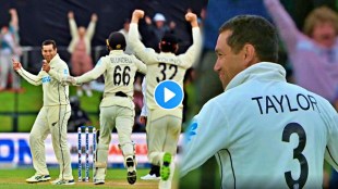 Ross Taylor ends his Test career by taking winning wicket against Bangladesh