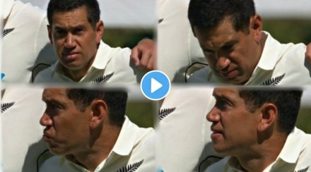 nz vs ban ross taylor gets emotional during the national anthem watch video