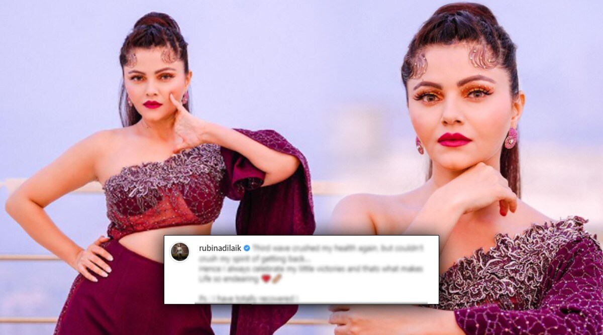 rubina dilaik, coronavirus, covid 19, rubina dilaik corona positive, rubina dilaik instagram, रुबीना दिलैक, रुबीना दिलैक इन्स्टाग्राम, करोना व्हायरस, कोविड १९