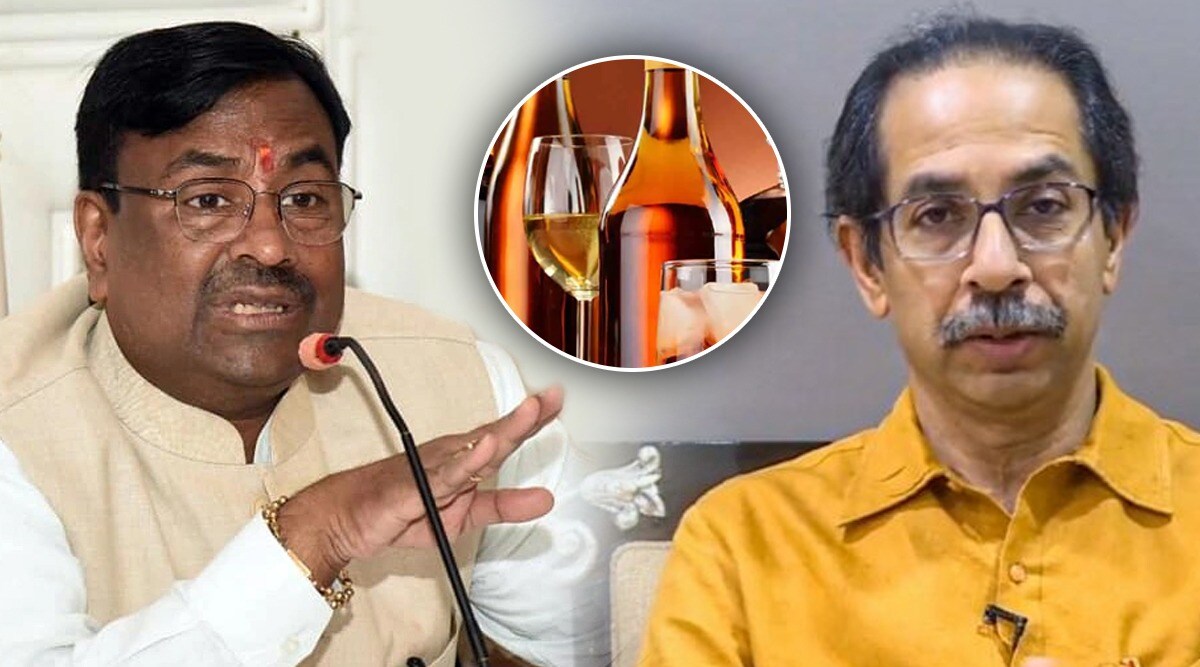 selling wine in supermarket sudhir mungantiwar targets